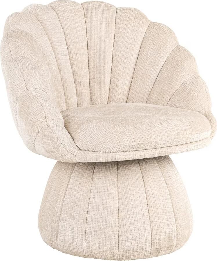 Richmond Interiors | Fauteuil Blossom beige chenille | Zitmeubels woonkamer | Fauteuil