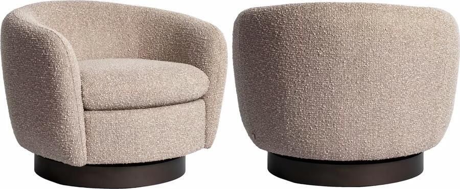 Richmond Interiors Richmond Fauteuil Colmar geweven stof Natural Chunky