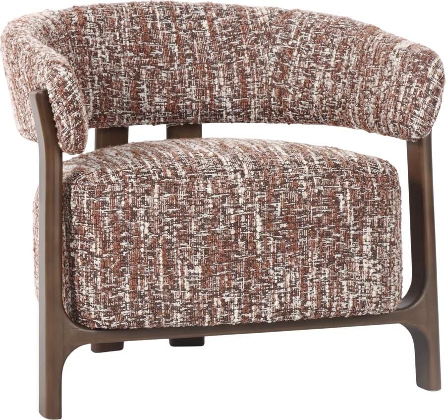 Richmond Interiors Richmond Fauteuil Dalara Geweven stof en beukenhout Hazel