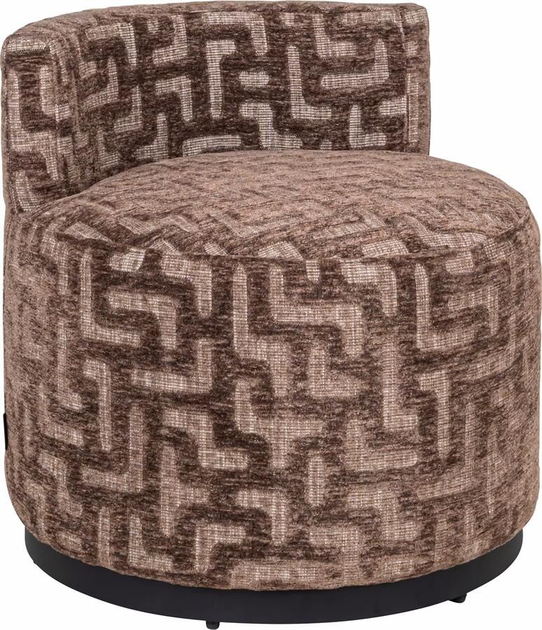 Richmond Interiors Richmond Fauteuil Franny Labyrinth Bruin