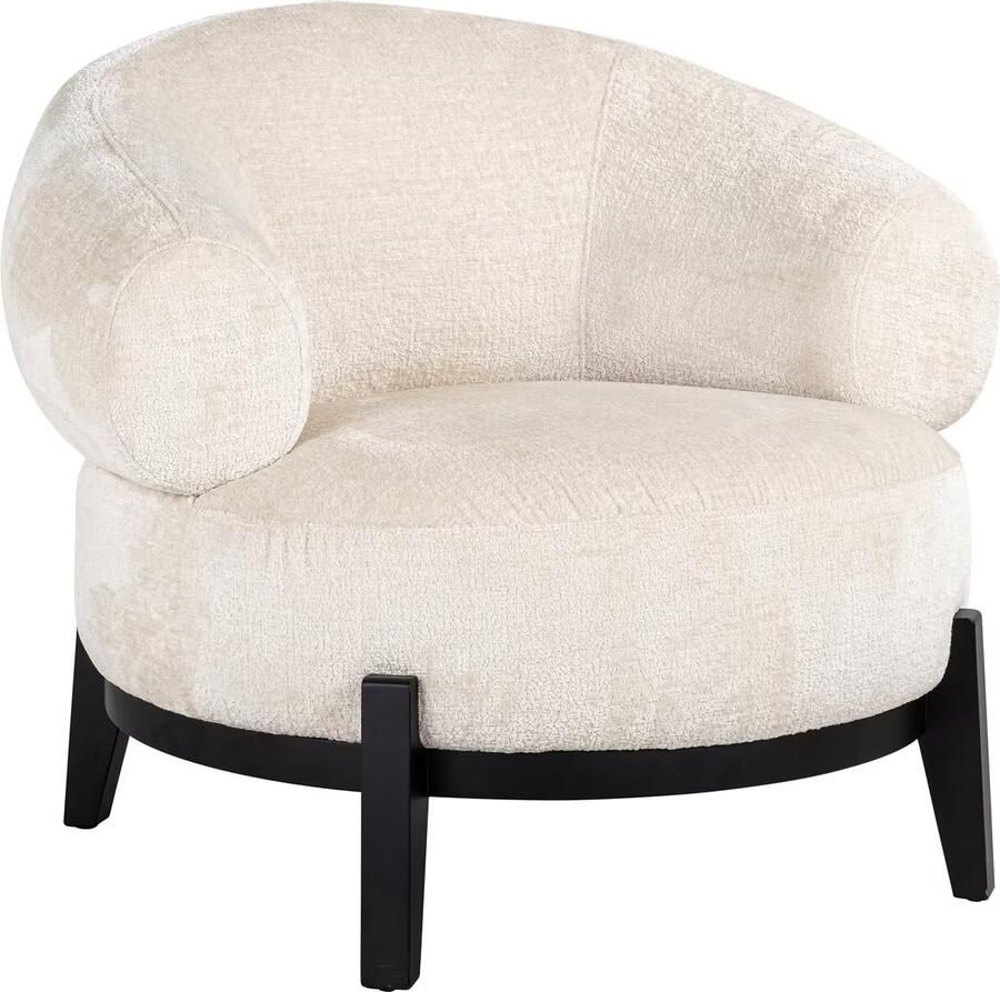 Richmond Interiors Richmond Fauteuil Montana Chenille Wit