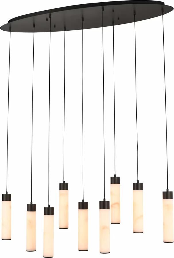 Richmond Interiors Richmond Hanglamp Chavine 9-lamps Bronze