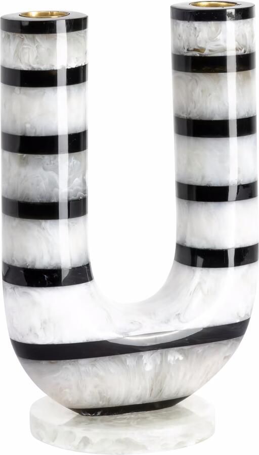 Richmond Interiors Richmond Kandelaar River Resin 20cm Grijs
