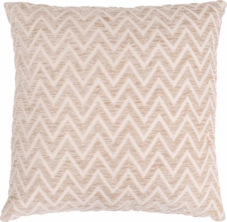 Richmond Interiors Richmond Kussen Cassy Chevron 50 x 50cm Beige
