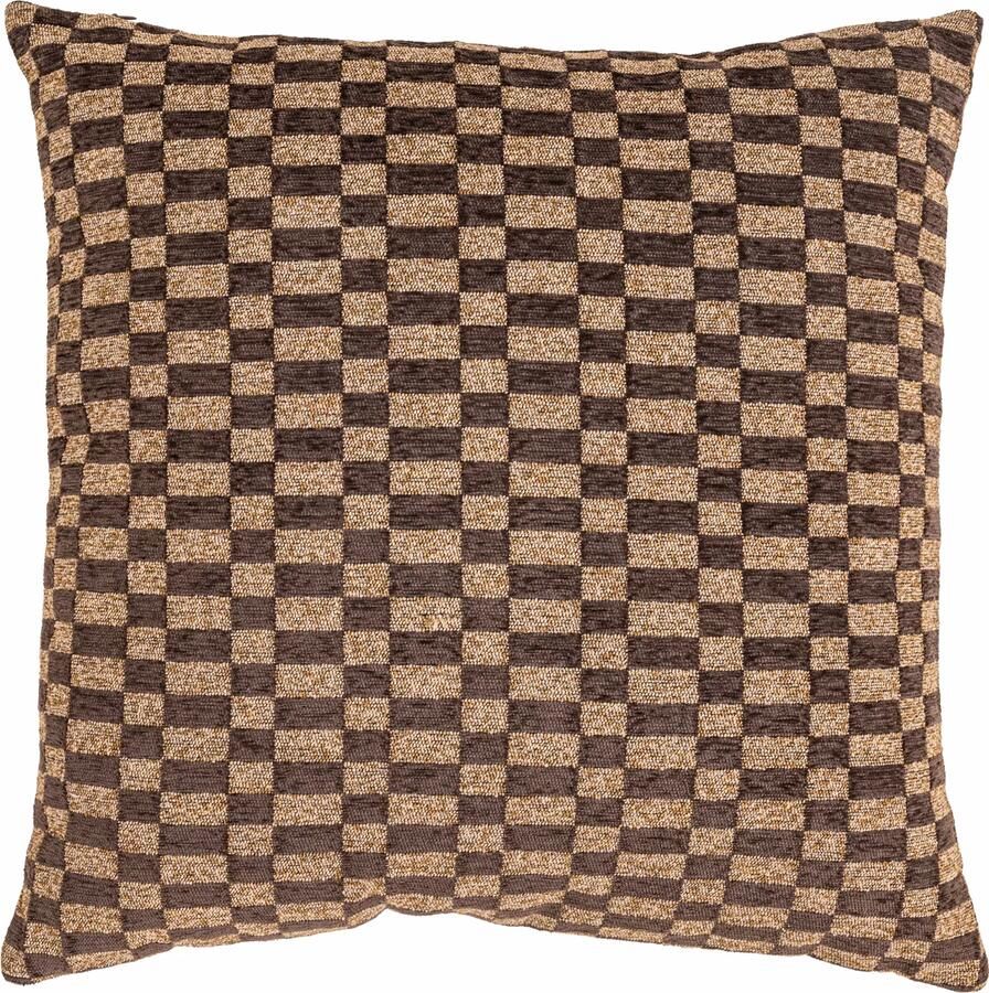Richmond Interiors Richmond Kussen Remi Rectilinear 50 x 50cm Brown