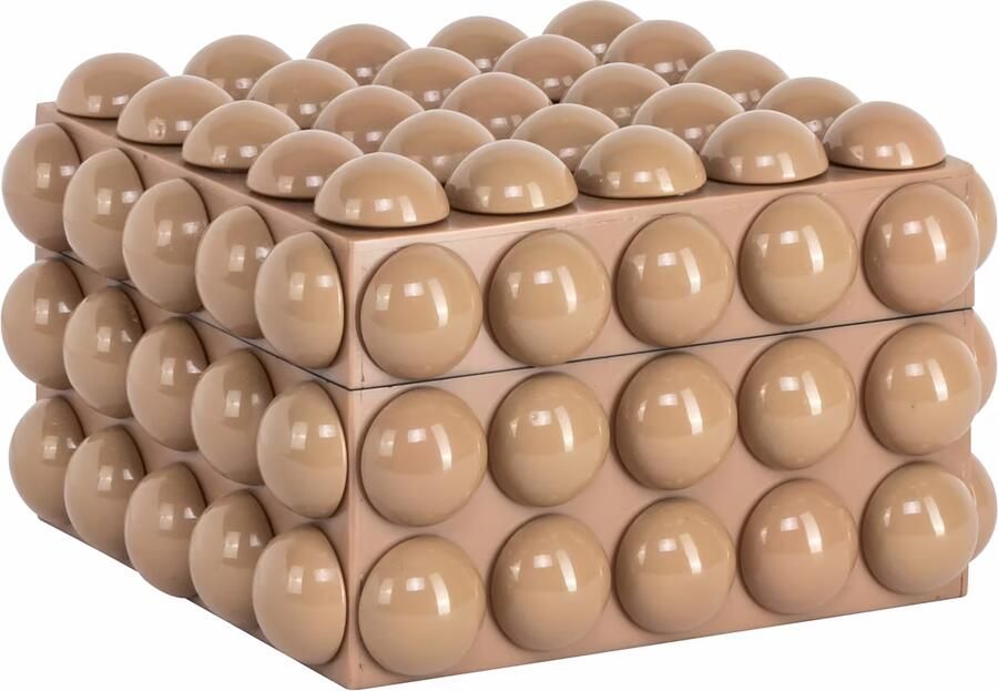 Richmond Interiors Richmond Opbergdoos Ash 17cm Beige