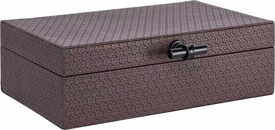 Richmond Interiors Richmond Opbergdoos Billie 30cm Dark Brown