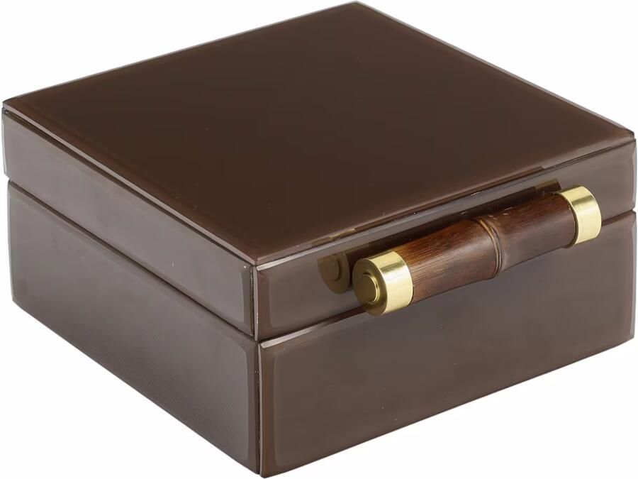 Richmond Interiors Richmond Opbergdoos Echo 16cm Dark Brown