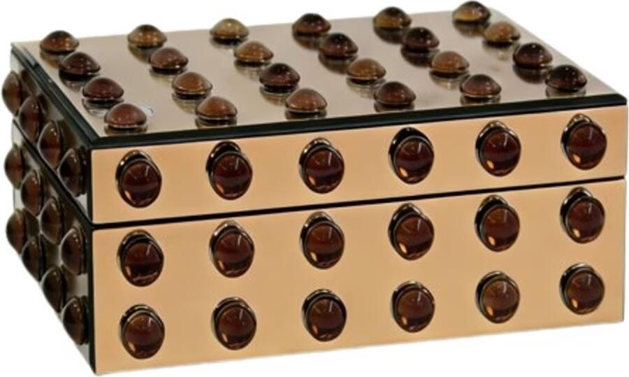 Richmond Interiors Richmond Opbergdoos Layla 20cm Brown