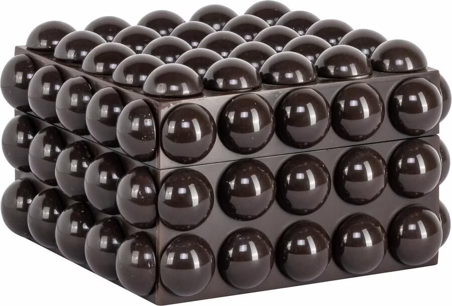 Richmond Interiors Richmond Opbergdoos Nyx 17cm Dark Brown