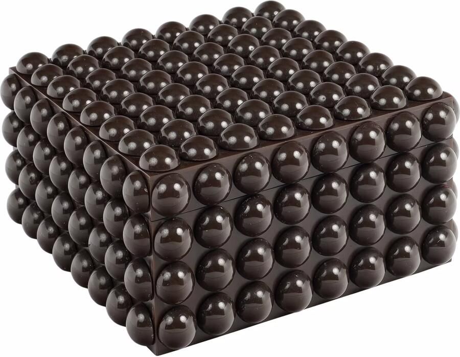 Richmond Interiors Richmond Opbergdoos Nyx 22cm Dark Brown