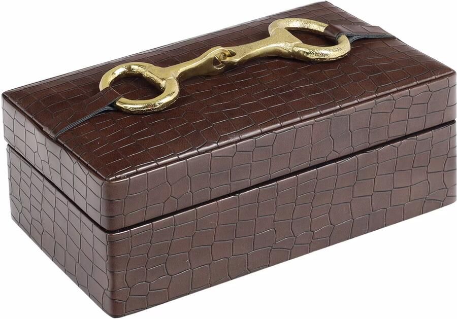 Richmond Interiors Richmond Opbergdoos Rex 20cm Dark Brown