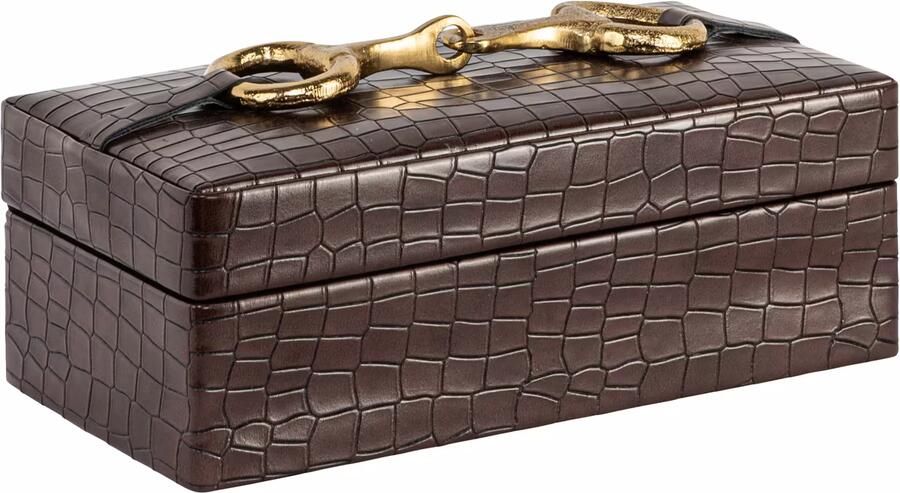 Richmond Interiors Richmond Opbergdoos Rex 20cm Dark Brown