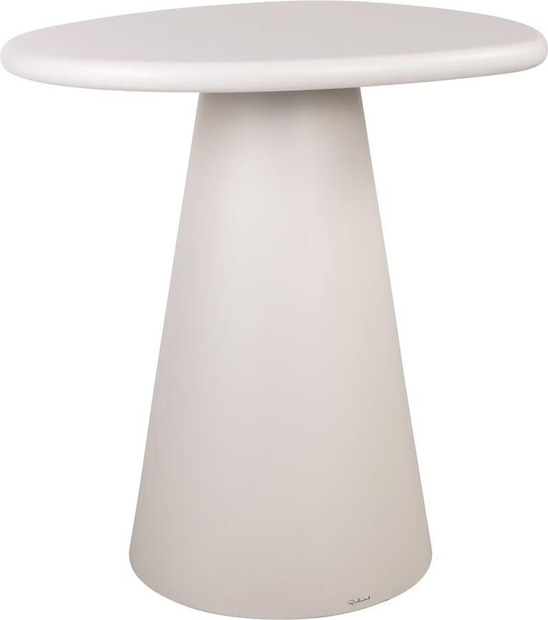 Richmond Interiors Richmond Organische Bartafel Bloomstone 110 x 88cm Wit