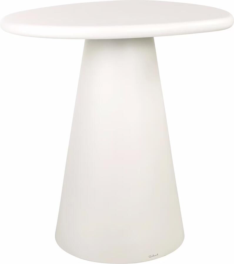 Richmond Interiors Richmond Organische Bartafel Bloomstone 110 x 88cm Wit