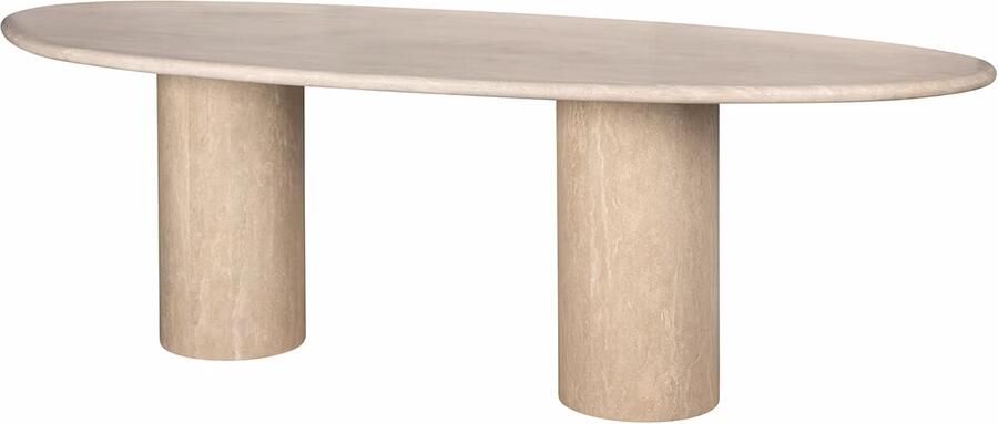 Richmond Interiors | Eettafel Renaissance organisch Italian Travertine | Eettafels | Eettafel