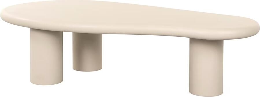 Richmond Interiors Richmond Organische Salontafel Clayton 161 x 81cm Beige Japandi