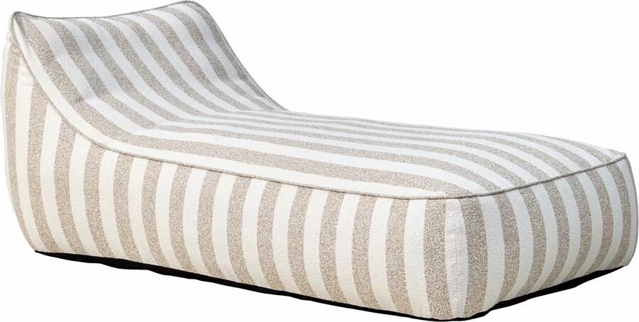 Richmond Interiors Richmond Outdoor Daybed Solada Ecru Stripe 180 x 90cm Beige