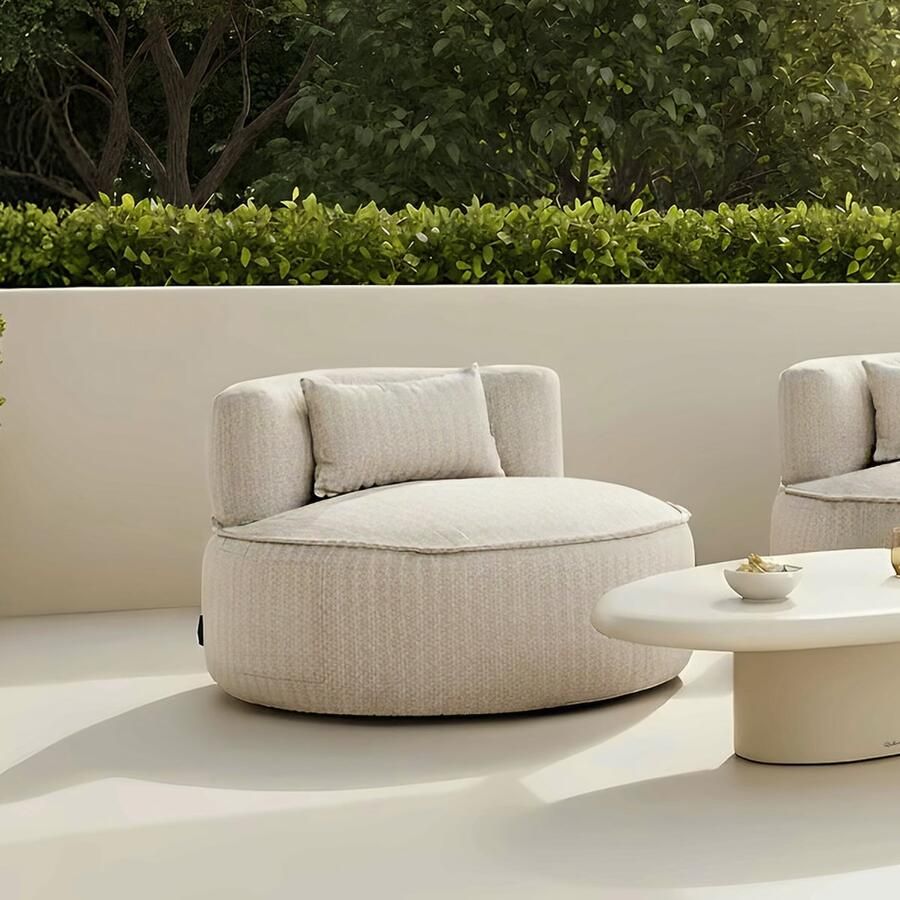 Richmond Interiors Richmond Outdoor Draaifauteuil Nammos Beige