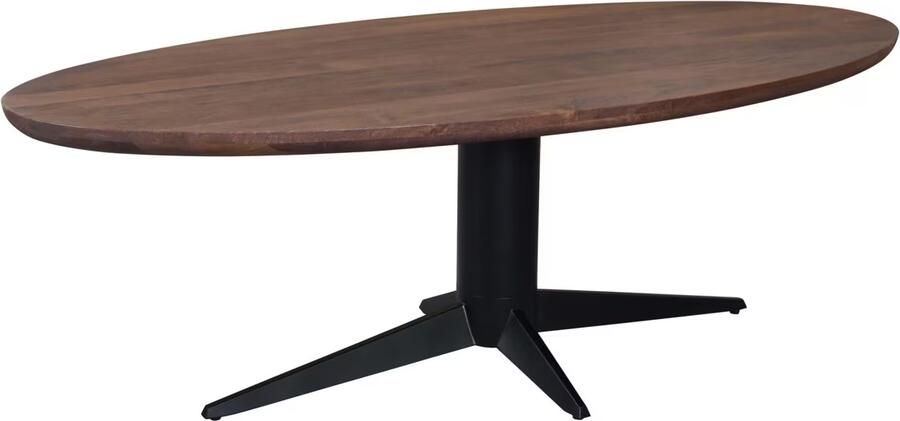 Richmond Interiors Richmond Ovale Eettafel Stafford Mangohout 230 x 110cm Bruin