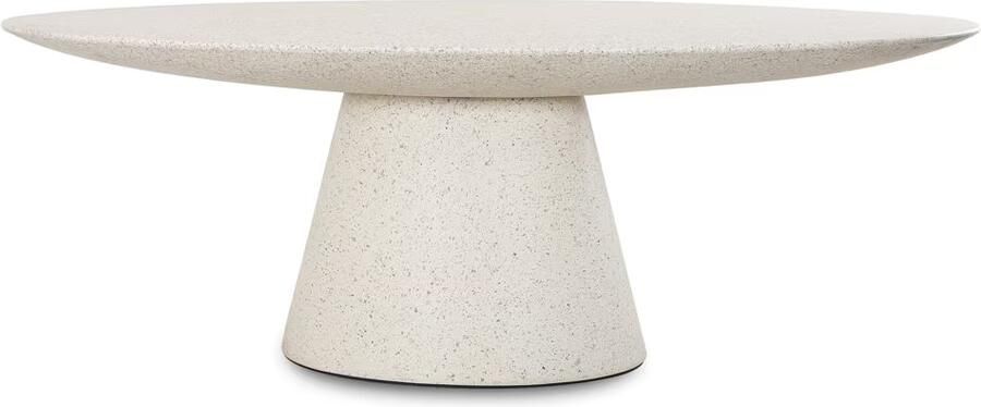 Richmond Interiors Richmond Ovale Outdoor Eettafel Nassau 220 x 110cm Beige