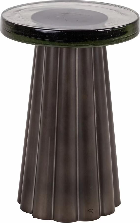 Richmond Interiors Richmond Ronde Bijzettafel Barwick Brass Antique 35cm Brons