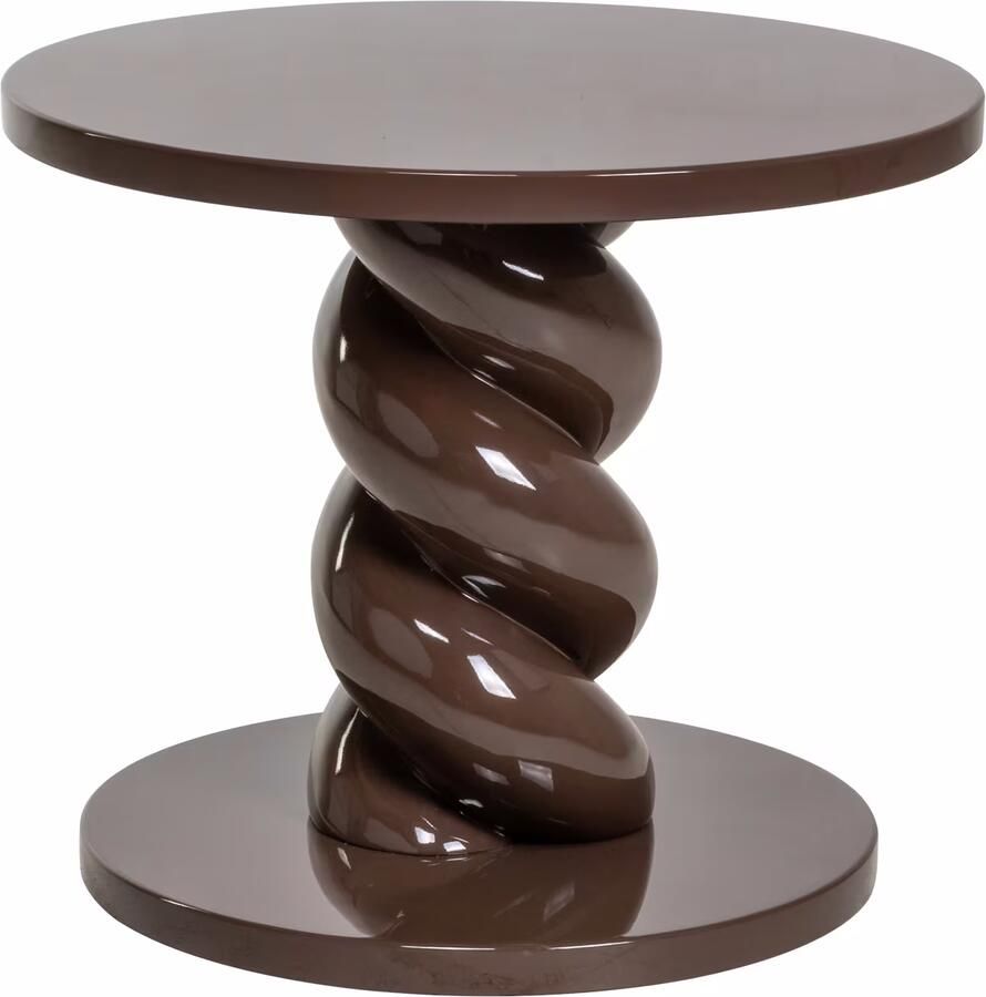 Richmond Interiors Richmond Ronde Bijzettafel Celeste Ø55cm Kastanje