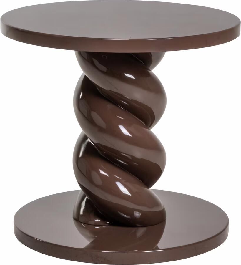 Richmond Interiors Richmond Ronde Bijzettafel Coco 50cm Chestnut