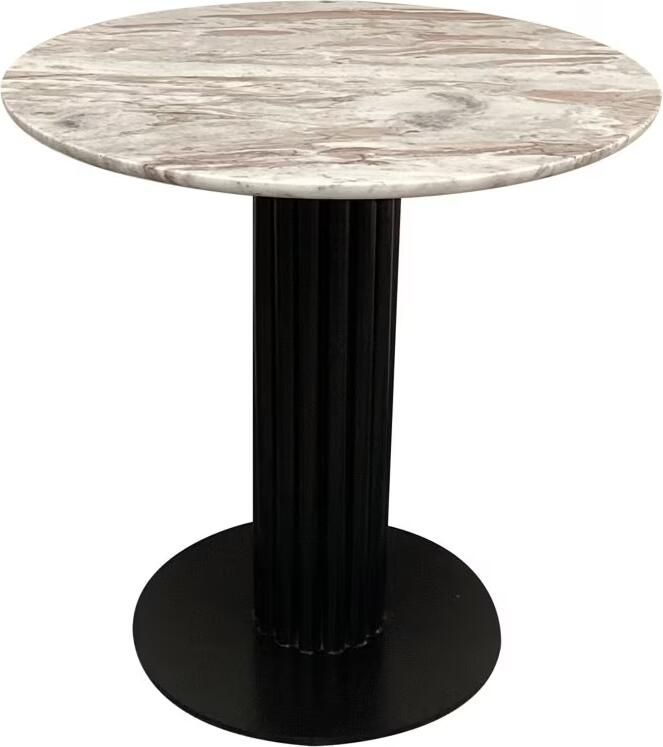 Richmond Interiors Richmond Ronde Bistrotafel Nyon Marmer 75cm Roze