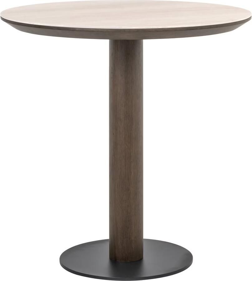 Richmond Interiors Richmond Ronde Bistrotafel Ritz Travertin 75cm Bruin