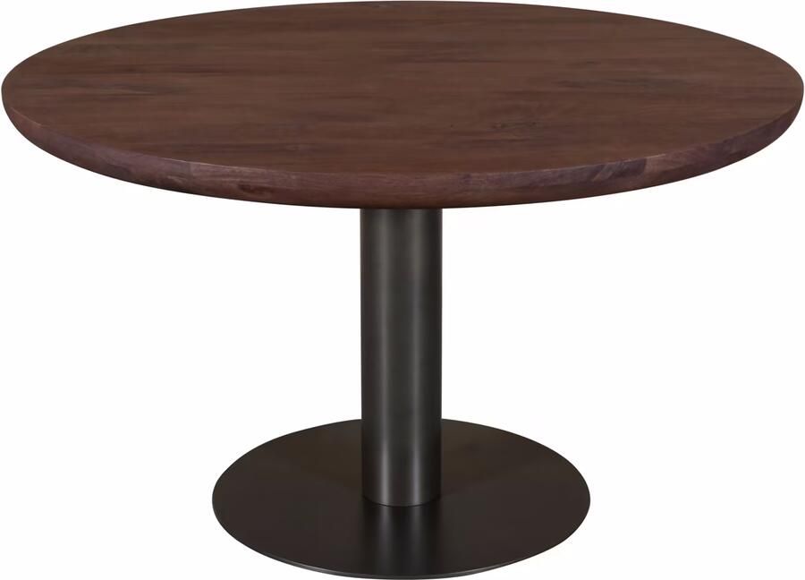 Richmond Interiors Richmond Ronde Eettafel Baldwin Mangohout Ø130cm Spicebrown