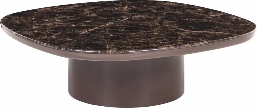 Richmond Interiors Richmond Salontafel Almundi Keramiek Chocolat Brown 100 x 100cm Vierkant