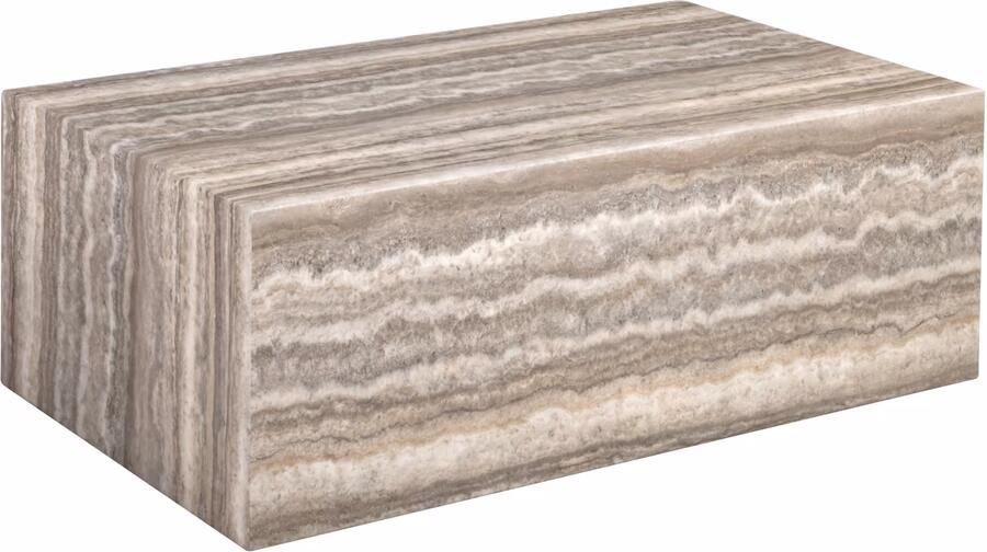 Richmond Interiors Richmond Salontafel Dulce Marmer 100 x 60cm Grijs