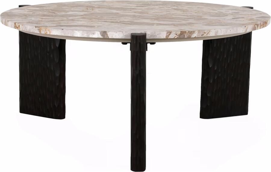 Richmond Interiors Richmond Salontafel Kato Marmer 97cm Natural Rond