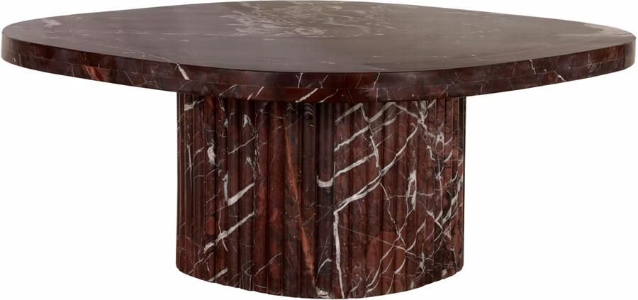 Richmond Interiors Richmond Salontafel Orchid Marmer 90cm Burgundy