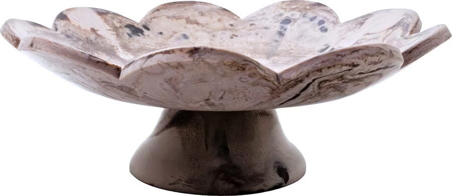 Richmond Interiors Richmond Schaal Peony 31cm Chocolat Brown