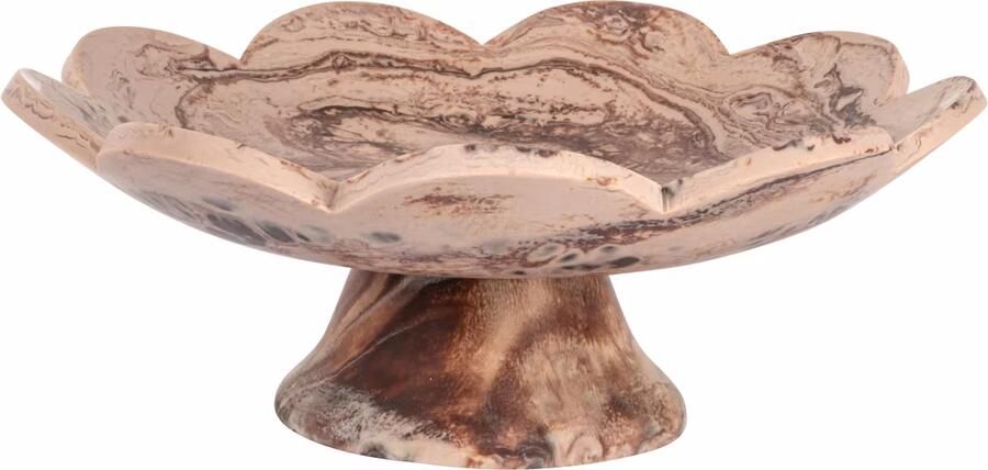 Richmond Interiors Richmond Schaal Peony 31cm Chocolat Brown