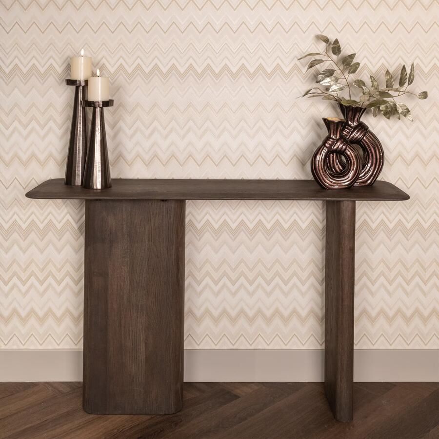 Richmond Interiors Richmond Sidetable Castello Eiken 130cm Smoked Charchoal