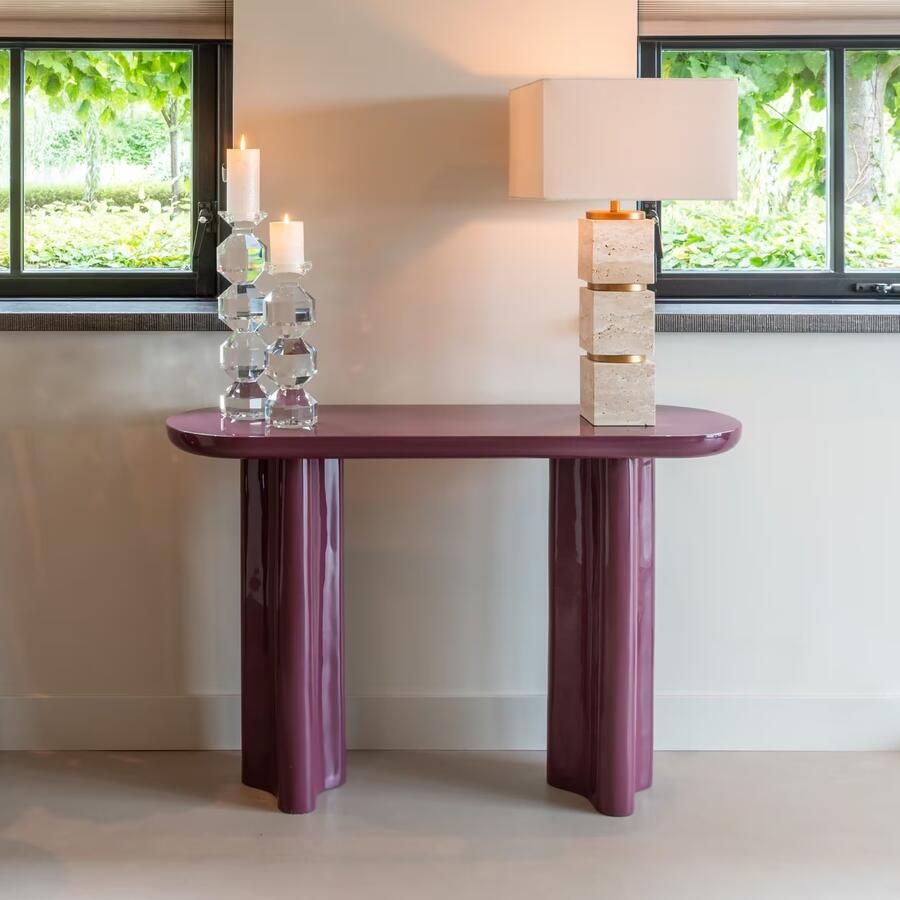 Richmond Interiors Richmond Sidetable Sunny 120cm Burgundy