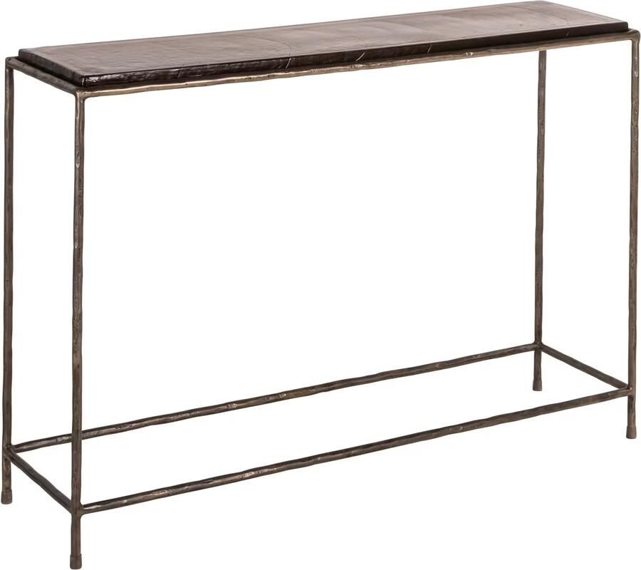 Richmond Interiors Richmond Sidetable Villano Bronskleurig glas 110cm
