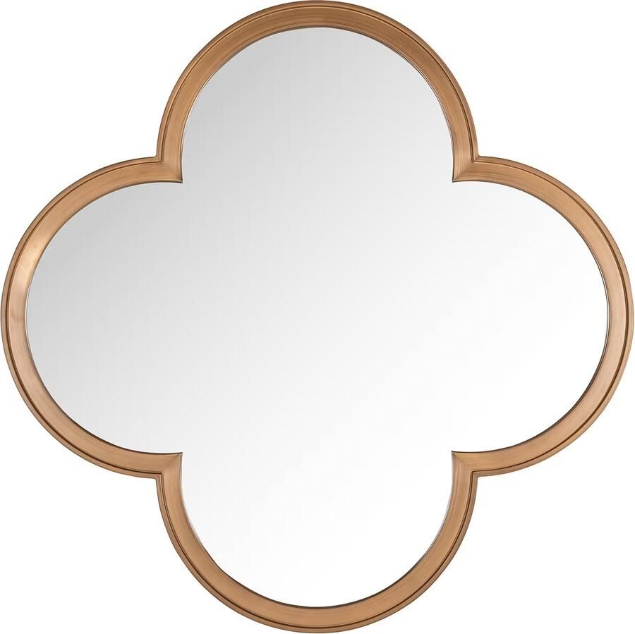 Richmond Interiors Richmond Spiegel Lowen 100 x 100cm Brushed gold