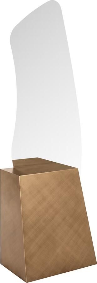 Richmond Interiors Richmond Staande Spiegel Mayla 202 x 75cm Brushed gold Organisch Passpiegel