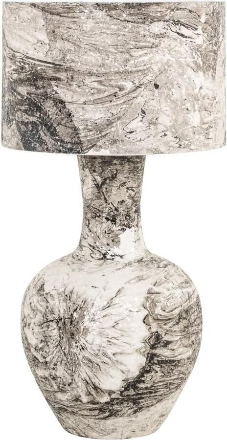 Richmond Interiors | Tafellamp Cecile black white | Woonaccessoires | Tafellamp