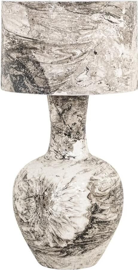 Richmond Interiors | Tafellamp Cecile black white | Woonaccessoires | Tafellamp