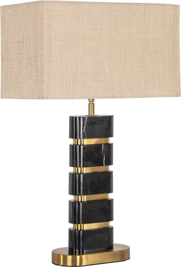 Richmond Interiors Richmond Tafellamp Levina Marmer Zwart