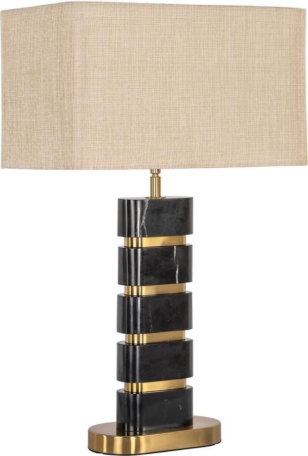 Richmond Interiors Richmond Tafellamp Levina Marmer Zwart