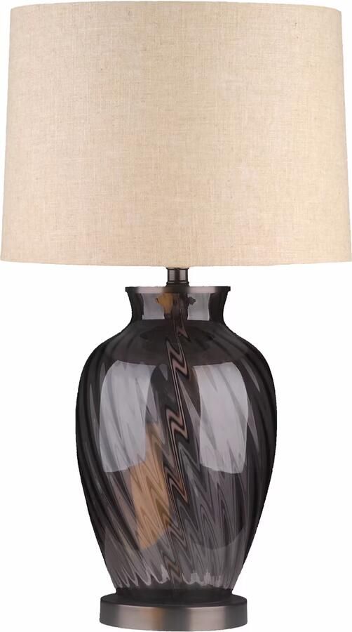 Richmond Interiors Richmond Tafellamp Rowan 65cm Smoke