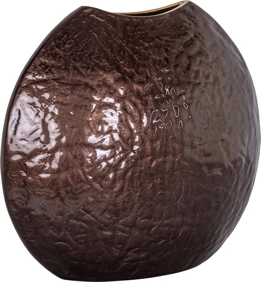 Richmond Interiors Richmond Vaas Jony 35cm Donkerbruin