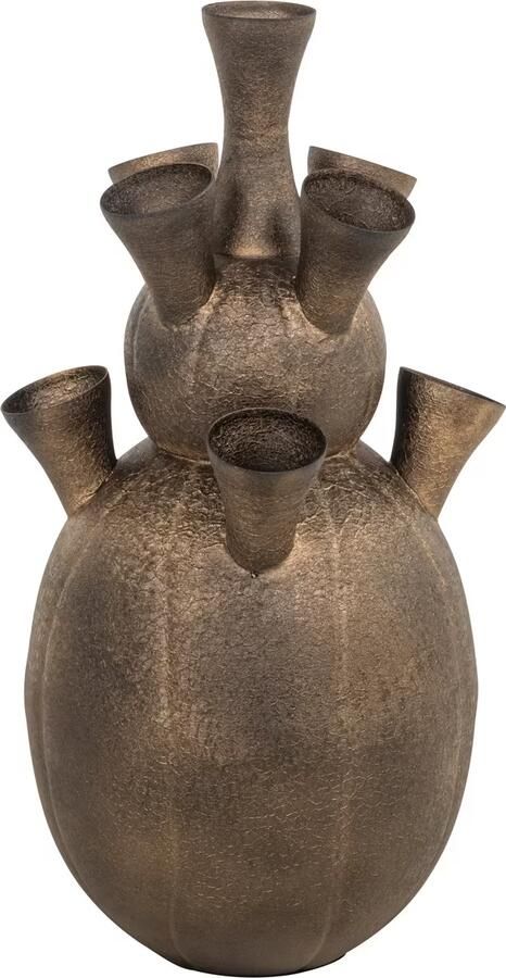 Richmond Interiors Richmond Vaas Maleen 65cm Brass Antique