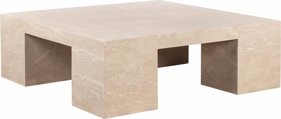 Richmond Interiors | Salontafel Biltmore Italian beige Travertin | Woonkamertafels | Salontafel